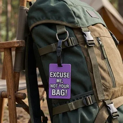 Zen Bagage Anti-Confusion Robuste étiquette bagage PVC