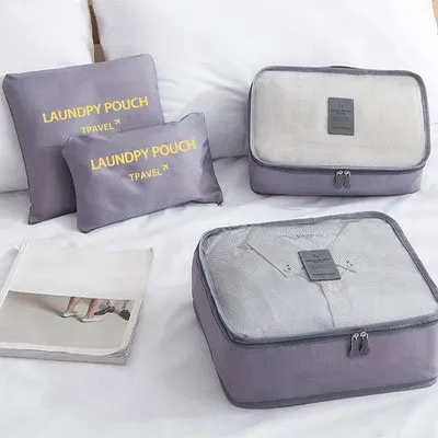 Zen Bagage Voyage Organizer Lot de 6 Sacs Rangement Valise