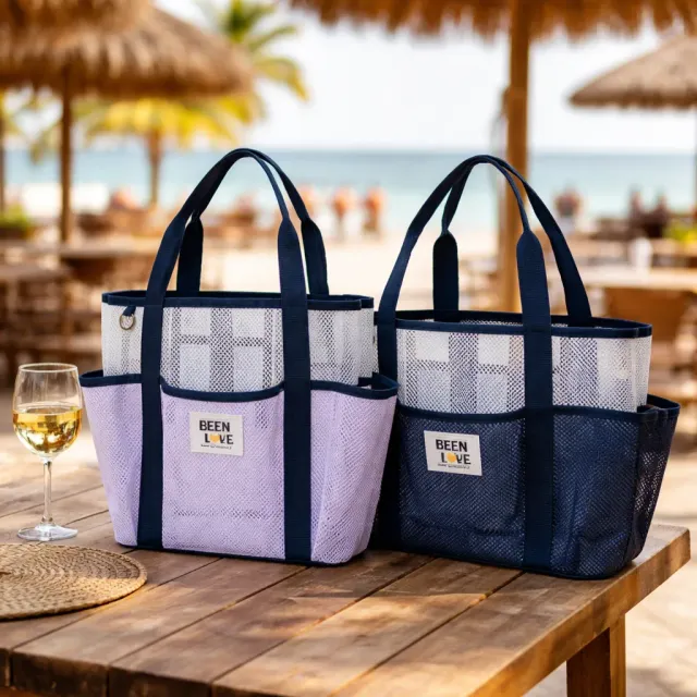 Zen Bagage Cabas de plage transparent sac plage femme
