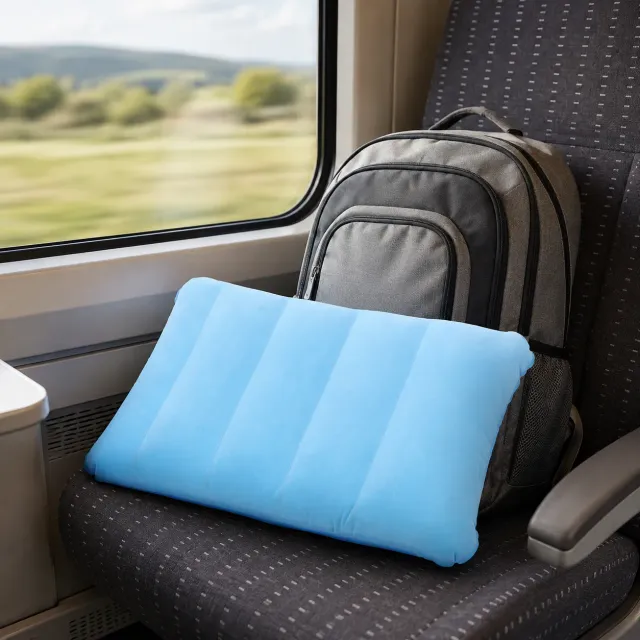 Zen Bagage Coussin Gonflable Avion Oreiller de Voyage Léger