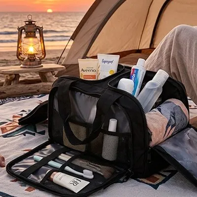 Zen Bagage Tout-en-un trousse de toilette imperméable