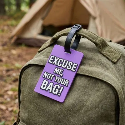Zen Bagage Anti-Confusion Robuste étiquette bagage PVC