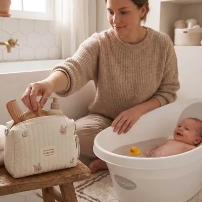Zen Bagage Bébé Doux trousse de toilette bébé coton