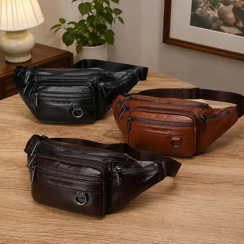 Zen Bagage Robuste et Chic sac banane homme effet cuir