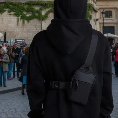 Sécurité Zen Moderne sac bandoulière homme antivol