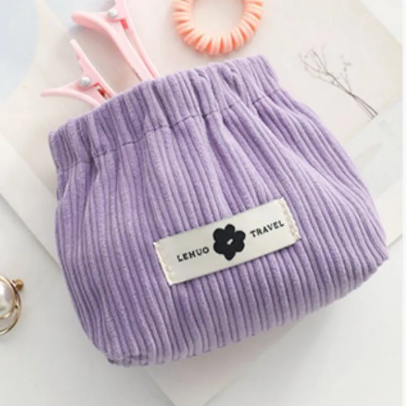 Zen Bagage Minimaliste trousse maquillage velours