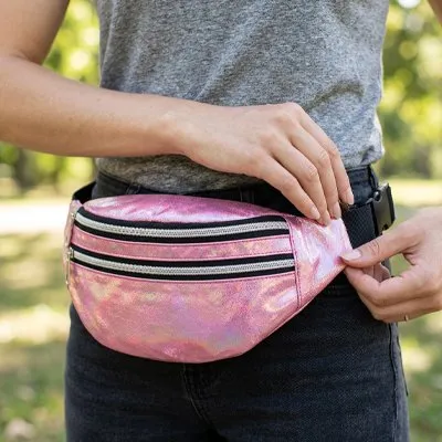 Zen Bagage sac banane femme holographique imperméable
