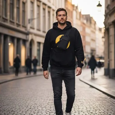 Sécurité Zen Moderne sac bandoulière homme antivol