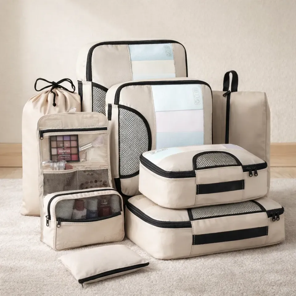 Zen Bagage Sérénité organiseur valise 8 pièces maille