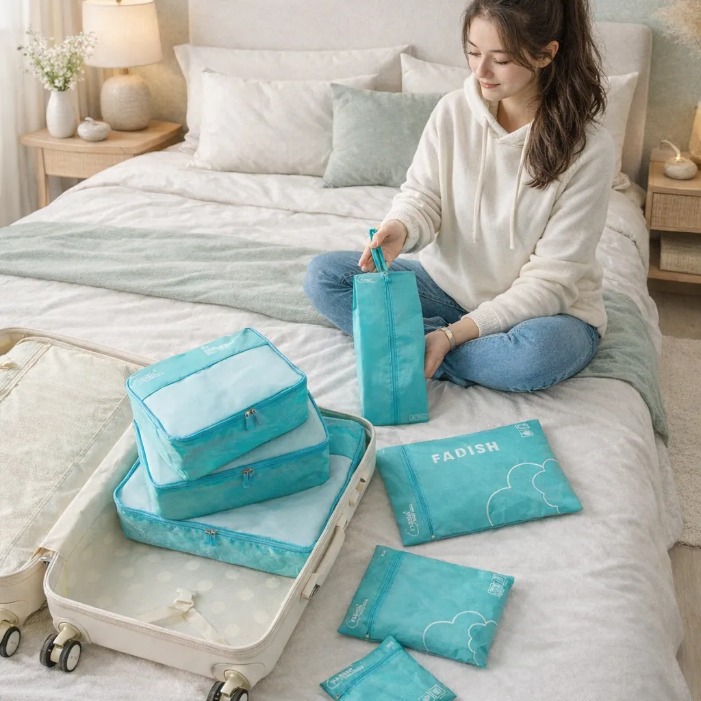 Zen Bagage Zen Espace + organisateur valise 7 pièces