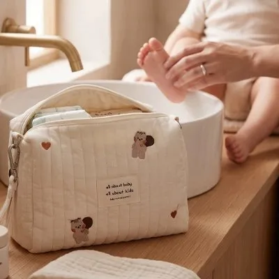Zen Bagage Bébé Doux trousse de toilette bébé coton