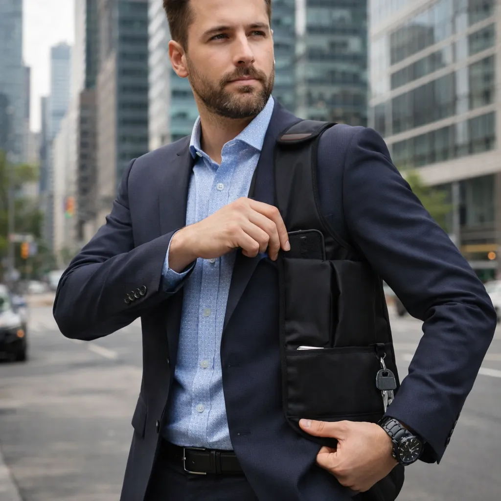 Zen Bagage Antivol Invisible Sac Bandoulière Respirant
