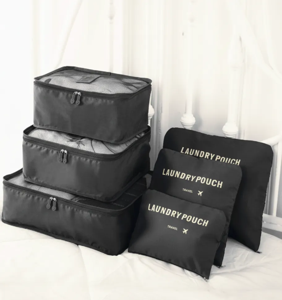 Zen Bagage Voyage Organizer Lot de 6 Sacs Rangement Valise