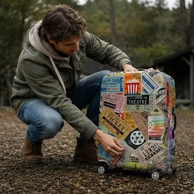 Zen Bagage Esprit Globe-Trotteur housse valise élastique