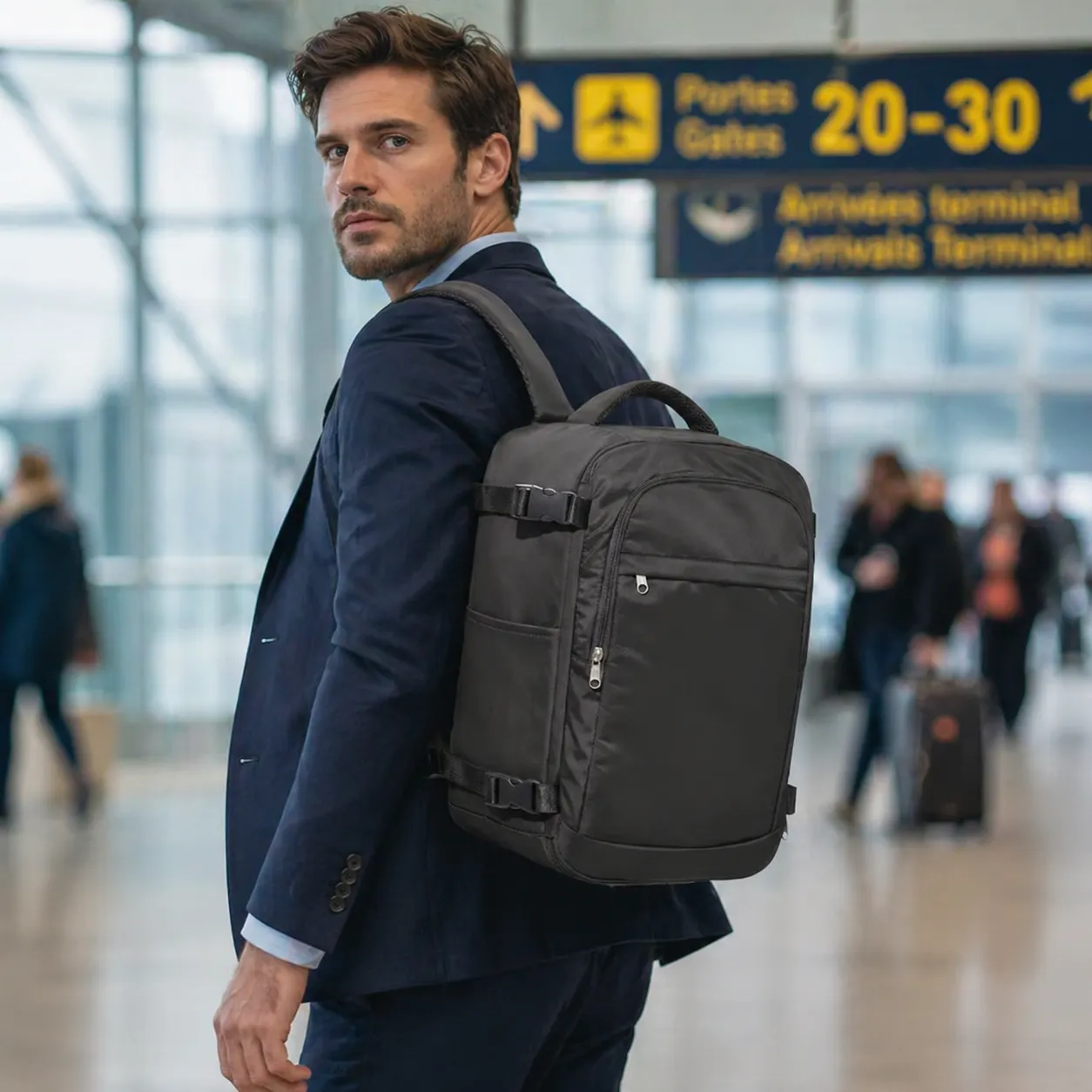 Zen Bagage Élite BackPack sac à dos cabine 40x30x20