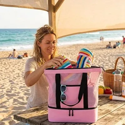 Zen Bagage Ma Parenthèse sac de plage isotherme grand