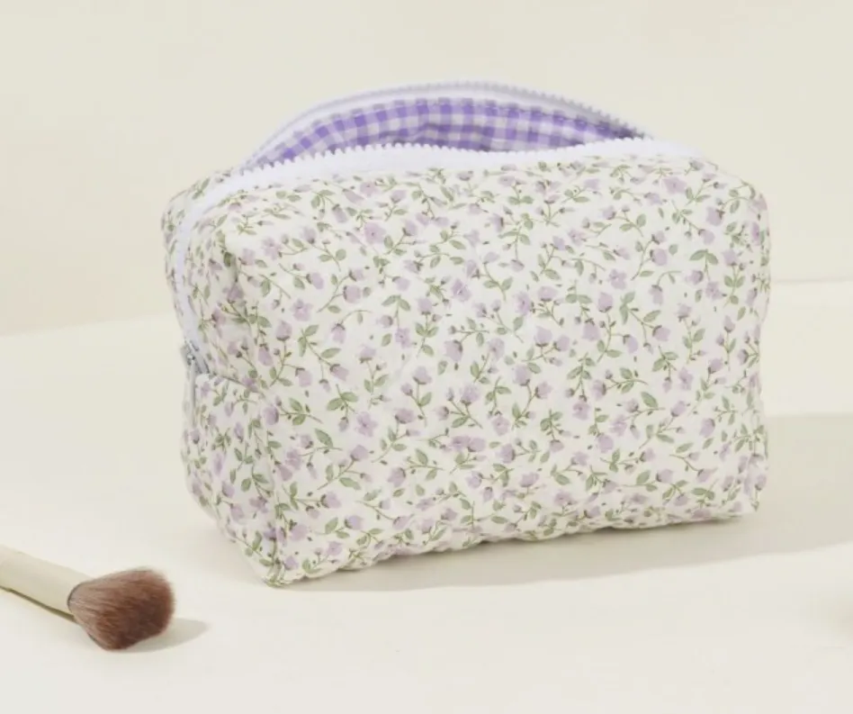 Zen Bagage Zen Vintage compact trousse maquillage fleurie