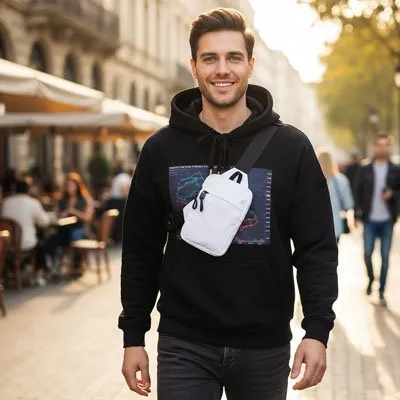 Sécurité Zen Moderne sac bandoulière homme antivol