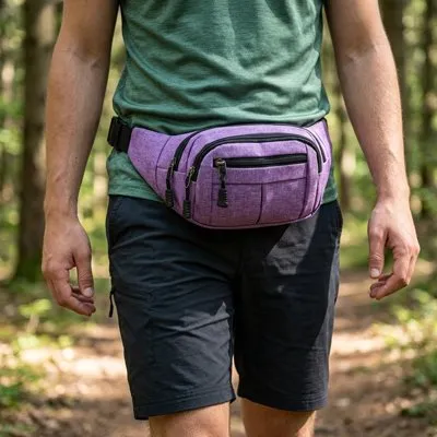 Zen Bagage banane sacoche petite multi-poches