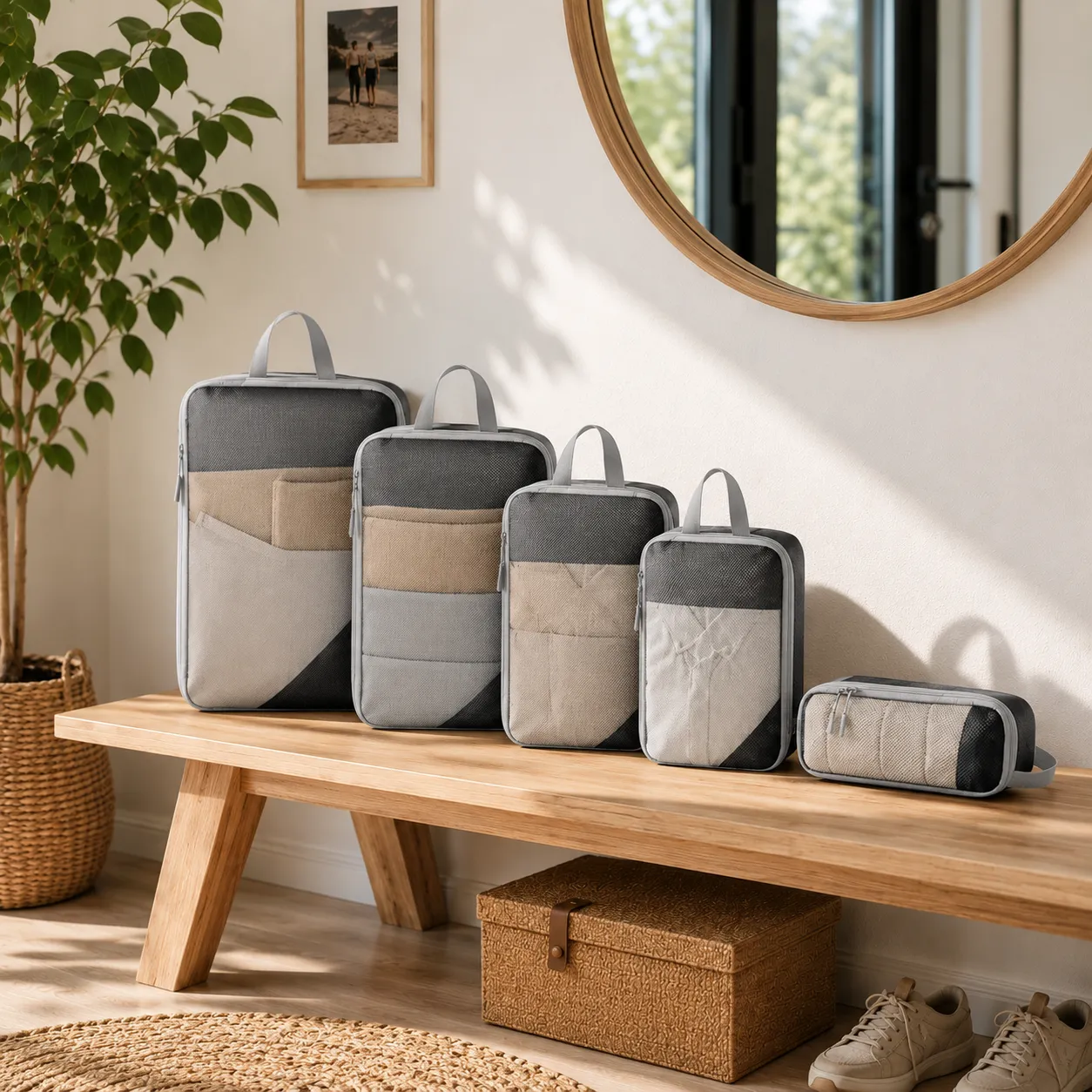 Zen Bagage Cubes Organisateurs sacs de rangement voyage