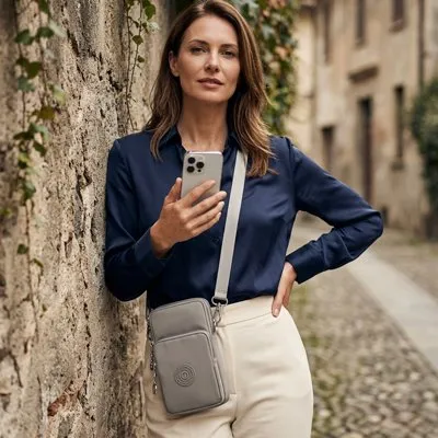 Zen Bagage Elegant pochette téléphone bandoulière 19 cm