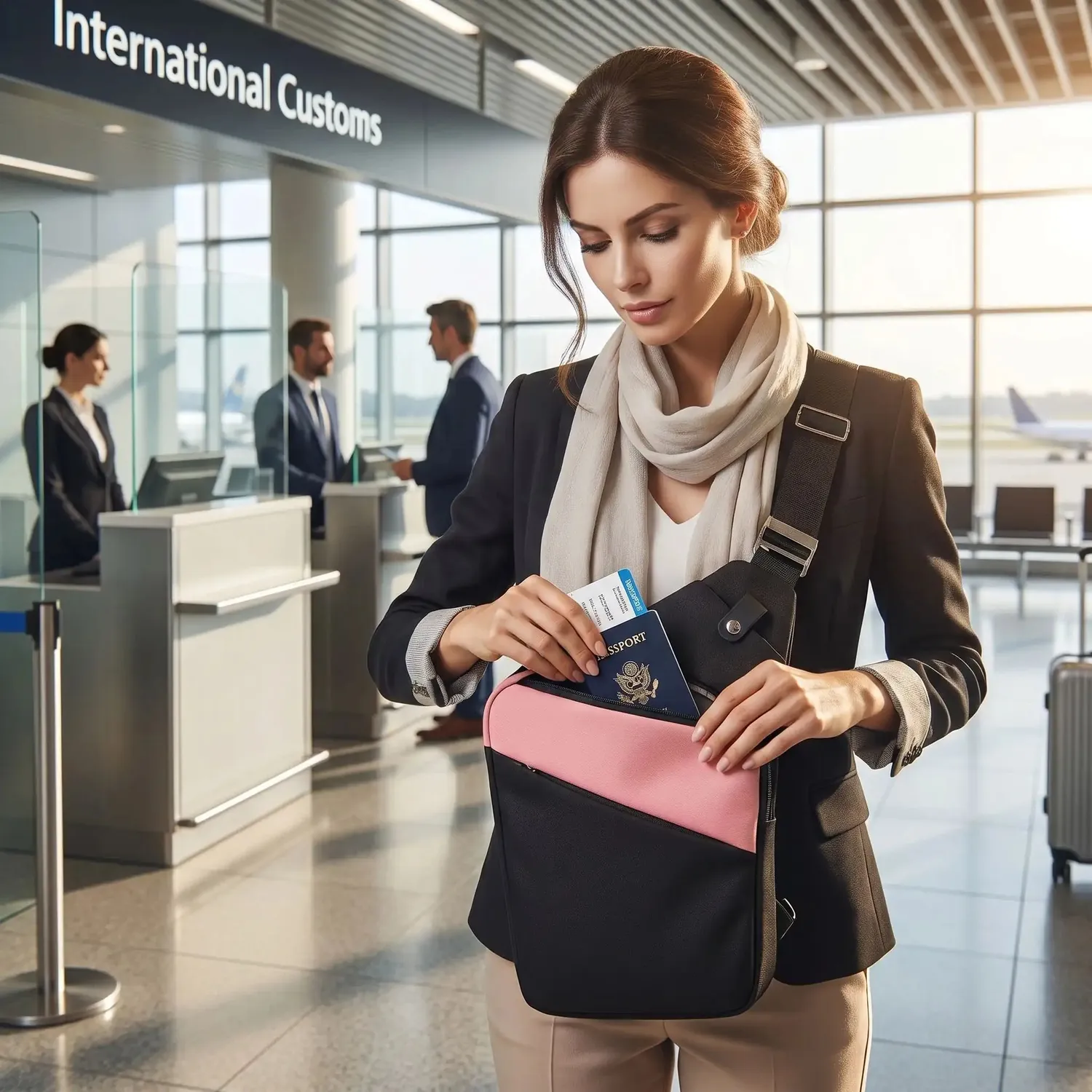 Zen Bagage Confort Sécurisé sac bandoulière antivol goutte
