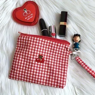 Zen Bagage Lovely trousse maquillage cerise compacte