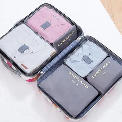 Zen Bagage Voyage Organizer Lot de 6 Sacs Rangement Valise