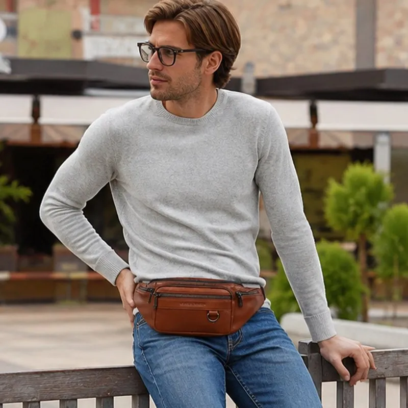 Zen Bagage Robuste et Chic sac banane homme effet cuir
