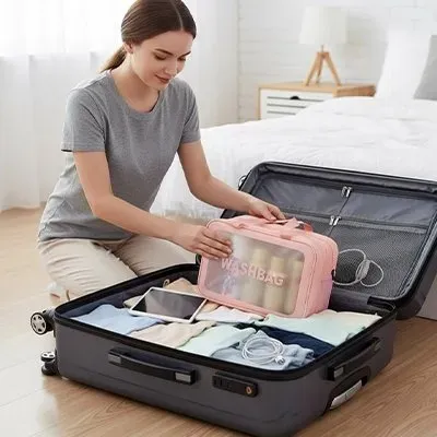 Zen Bagage Séparation Active trousse de toilette femme humide-sec