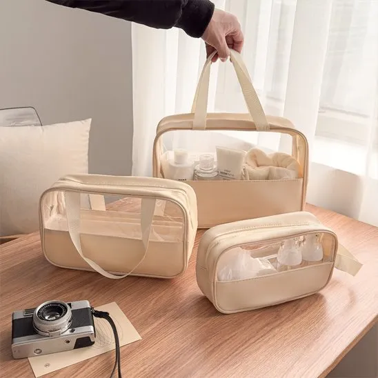 Zen Bagage Voyage Élégante trousse de toilette transparente étanche