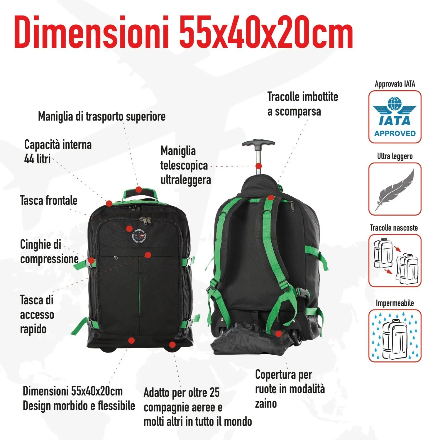 Cabin Go 5525 trolley couleur