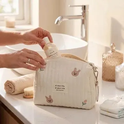 Zen Bagage Bébé Doux trousse de toilette bébé coton